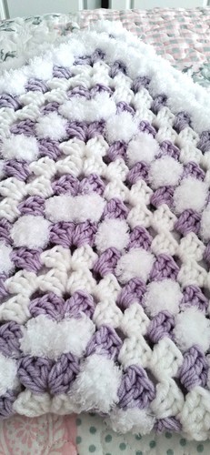 Crochet baby pram blankets - crochet,