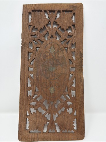 Wood carved screen panel - wood,