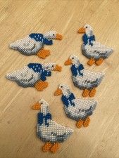 Vintage Plastic Canvas & Yarn