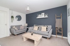 DFS Zinc French Connection Grey Sofa Set