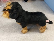 Hermann Wire Haired Dachshund Realistic Plush Teddy Soft Toy 12"