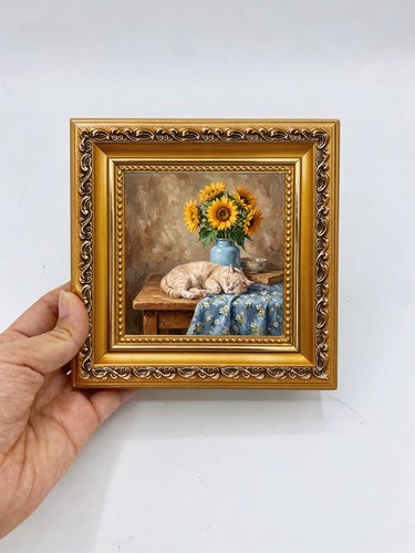 Hand painted original oil - painted,