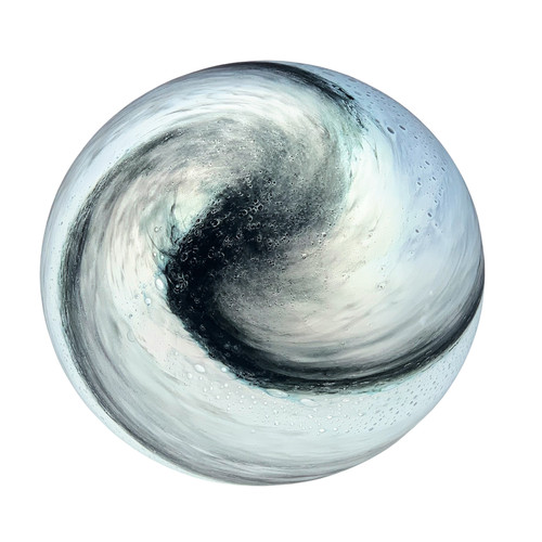 Glass lamp large - large, moon