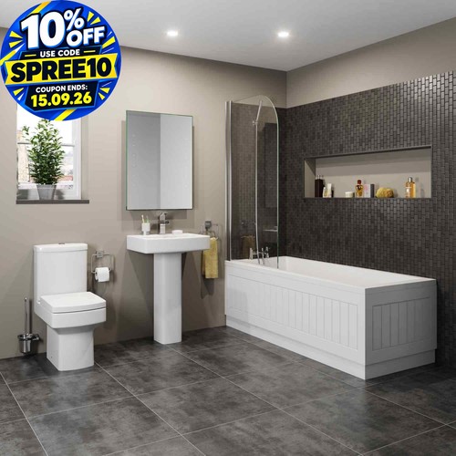 Bathroom suite toilet basin - suite,