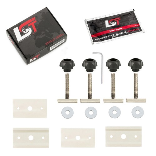 Set mounting rails 50mm screws