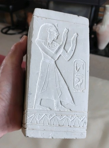 Egyptian limestone block with - egyptian,