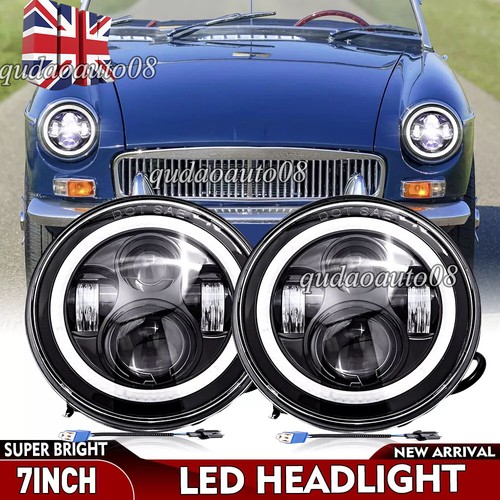 2pcs inch round led - 7'',