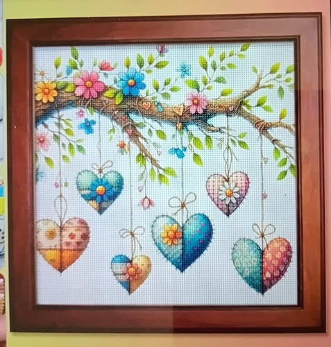 Pre printed cross stitch - pre-printed,