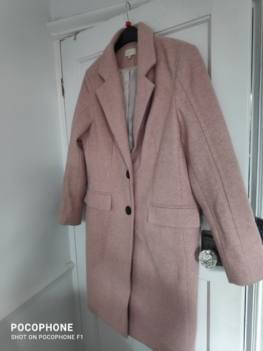 Womens next pink coat - womens, size