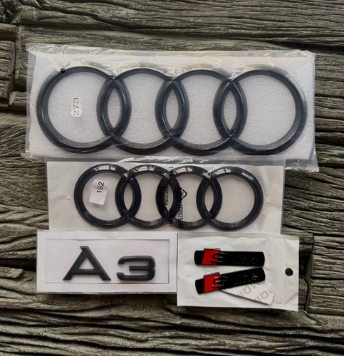 Audi gloss black badge - gloss,