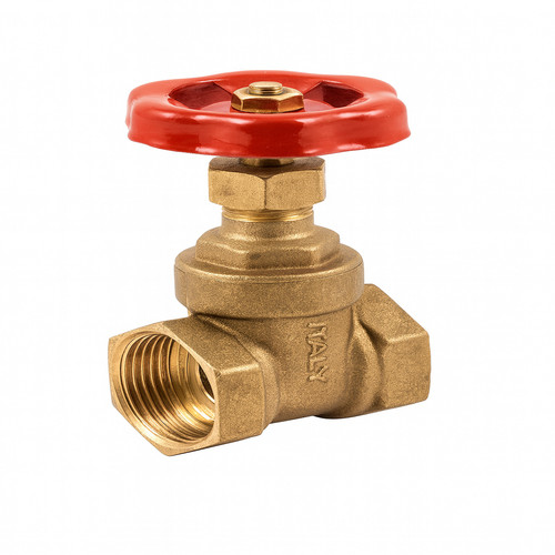 F brass gate valve - x,