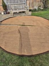 2 half moon Coir Mats for 4 m Bell Tent