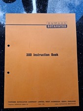 HOWARD 300 ROTAVATOR INSTRUCTION BOOK ROTOVATOR OWNERS MANUAL