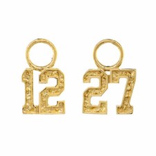 7mm Pair of Any Jersey Number