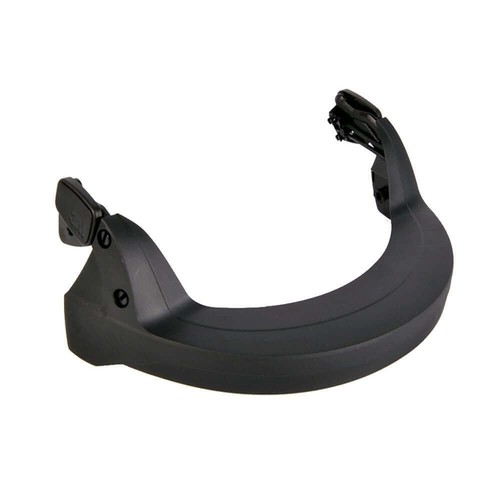 Helmet mounted visor - mounted,
