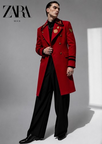 Zara man red - zara, long