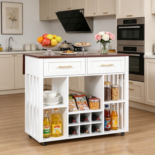 Kitchen island trolley drop - kitchen,