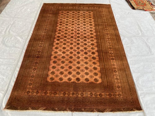 Afghan turkmen wool rug - afghan,
