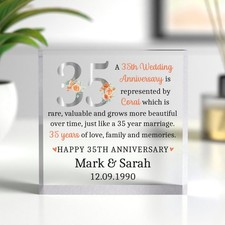Personalised 35th Wedding