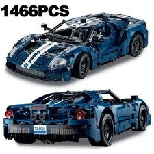 1468PCS Blue GT Supercar MOC