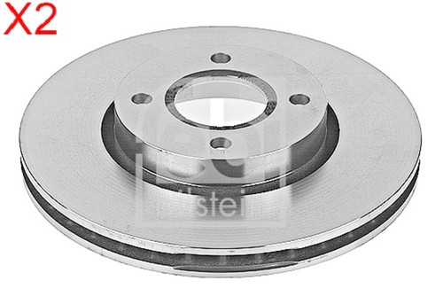 Front brake disc pcs febi - front,
