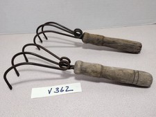 2 Vtg Garden Hand Tools Spring