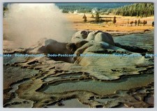 D333556 Yellowstone National Park. Old Faithful Cone. Hamilton Stores. H. C. Cro