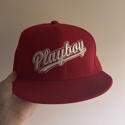 Playboy bunny logo red - red, one