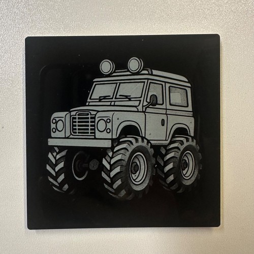 Landrover 4x4 offroad cartoon - landrover,