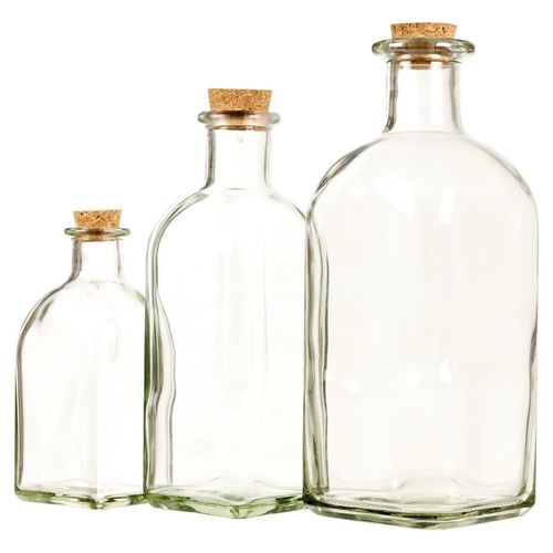 Clear glass storage - 3,