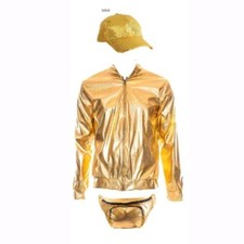 80s 90s Metallic RAVE Bomber