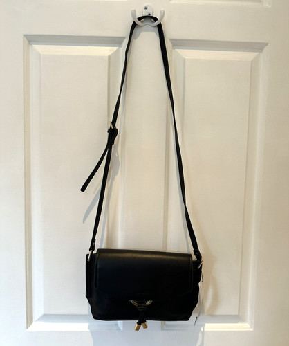 Mango crossbody black - black, gold