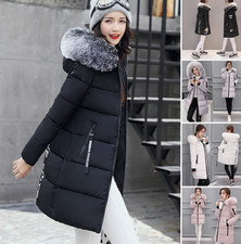 Winter Womens Fur Hooded Parka