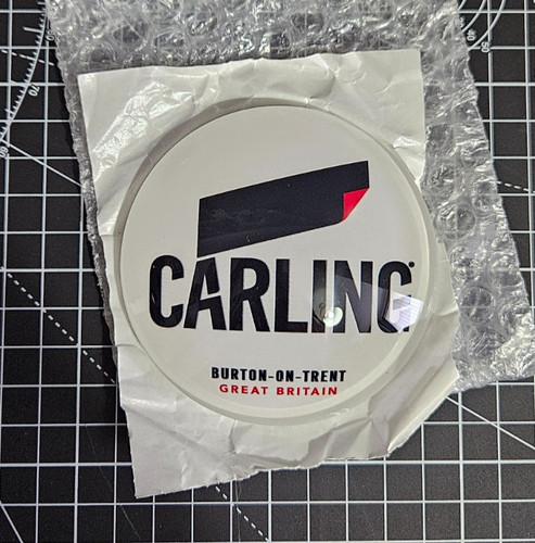 Official carling 80mm round - official,