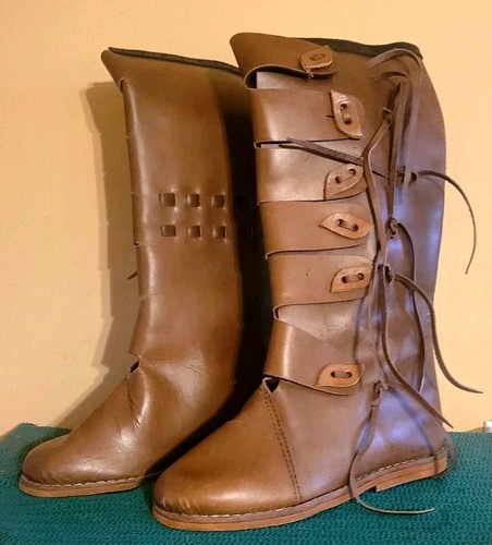 Handmade brown leather - brown,