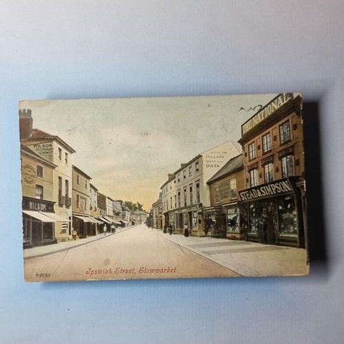 Stowmarket postcard 1911 - stowmarket,