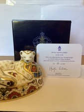 Royal Crown Derby.  Lion Cub