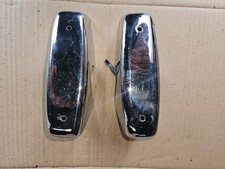 FORD CORTINA MK2 ESTATE GT DELUXE PAIR of REAR CHROME BUMPER OVER-RIDERS
