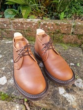 Tricker's Winston Men's Sienna Olivia Grain Leather. UK7. Worn Once. Superb