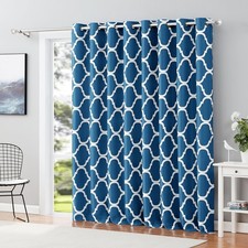 Moroccan Wide Curtains Room