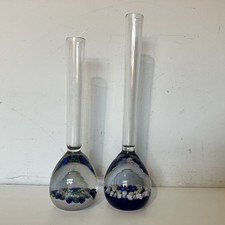 2 x Handmade Glass Millefiori