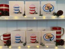 Cornishware Inspired Christmas Cards - Pack Of 6 Cards