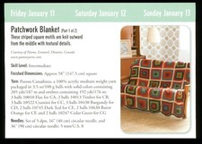 1 x knitting pattern of