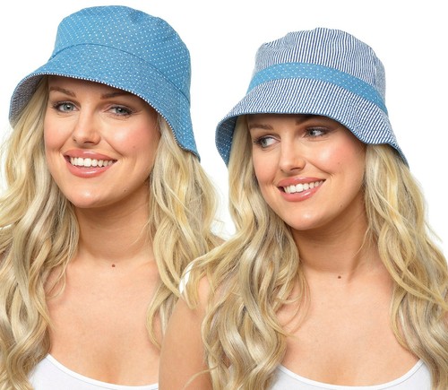 Womens bucket hat - bucket, reversible