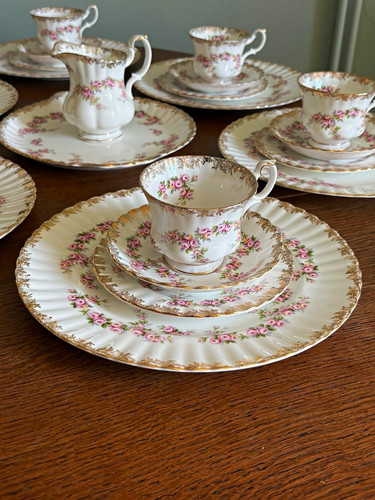 Dimity rose bone china - ra-, set