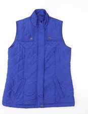 DASH Womens Blue   Gilet Coat