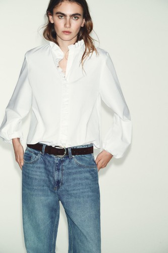 New zara women ruffled - £28,