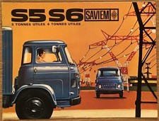 RENAULT SAVIEM S5 & S6 Commercial Vehicle Sales Brochure #W878 UNDATED French