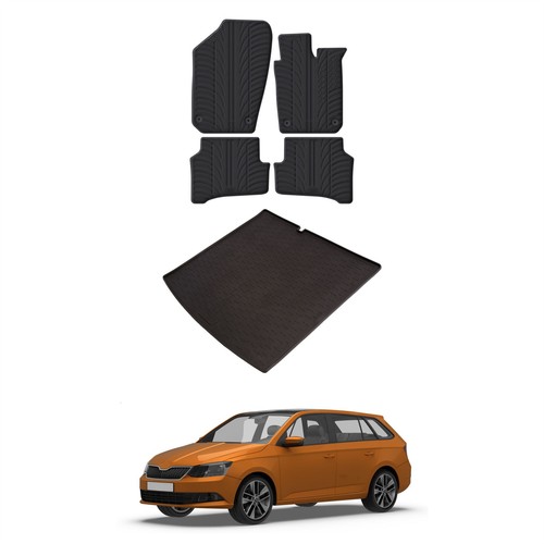 Travall rubber car mats boot - car, &