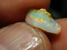 Natural Australian Opal, Premium Grade Cutters Gem. Full Spectrum, Colour Bar.